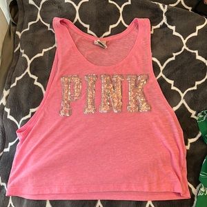 Pink brand tank top XS
